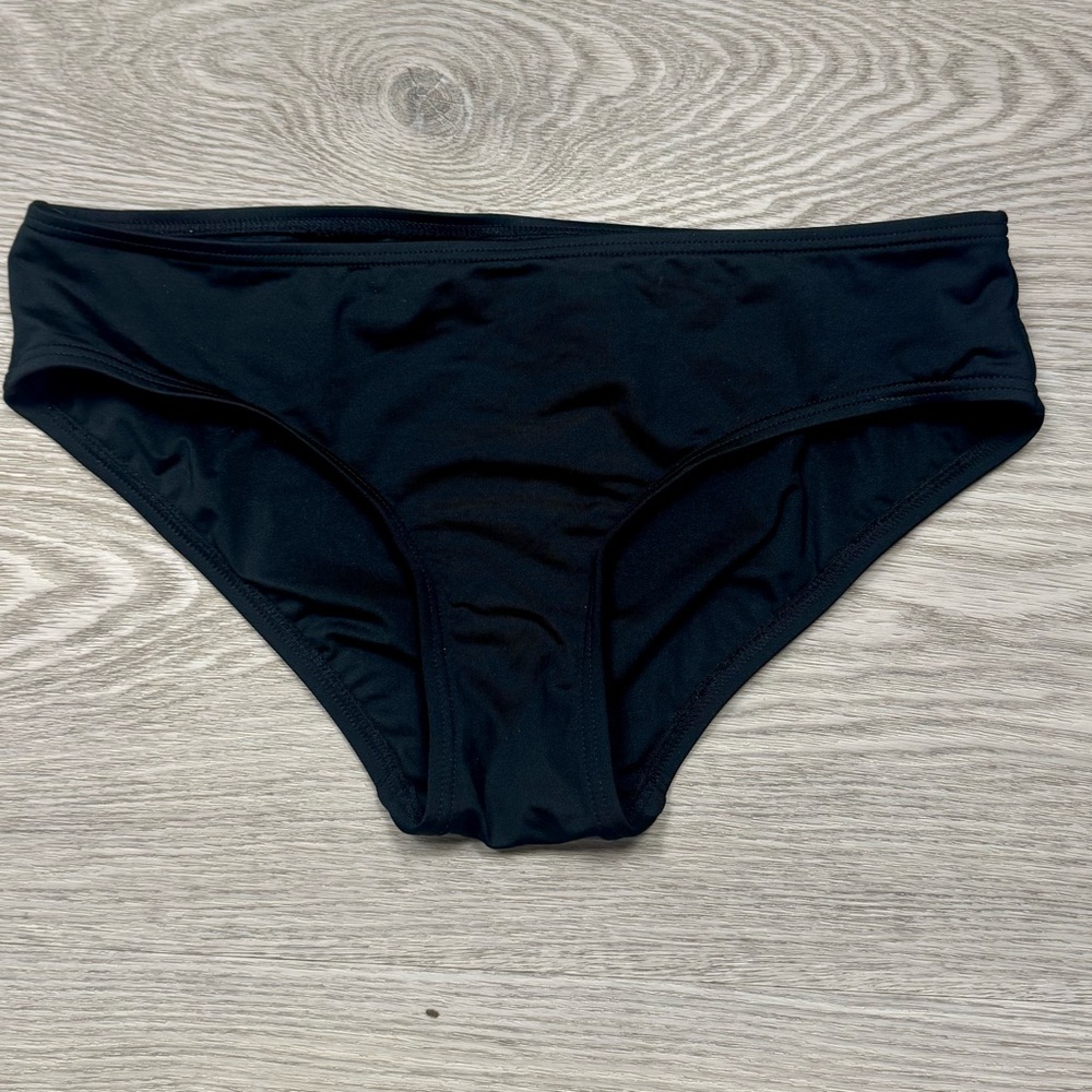 Kate Spade Black Bikini Bottoms Size M Classic Swim